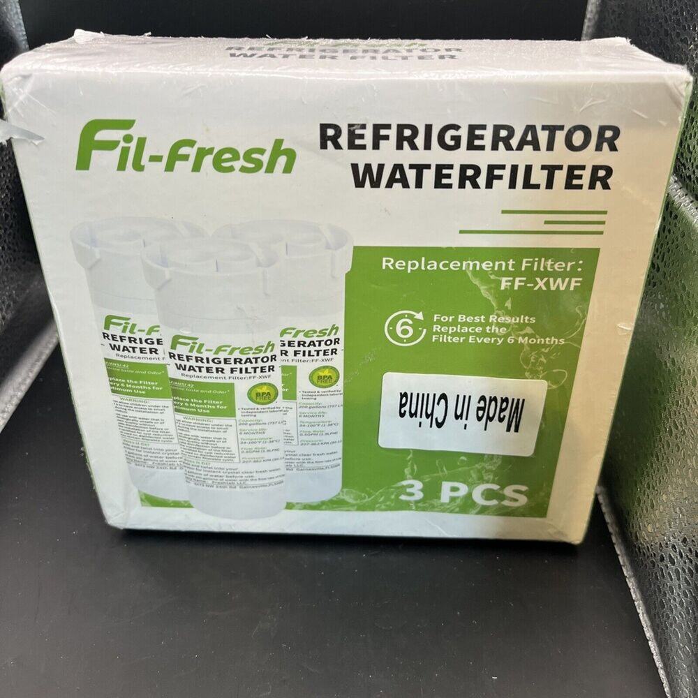 3‎ Pack FF-XWF Refrigerator Water Filters Fil Fresh Sealed Pack NEW